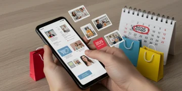 Woman checking daily deal checklist on phone for 2025 savings