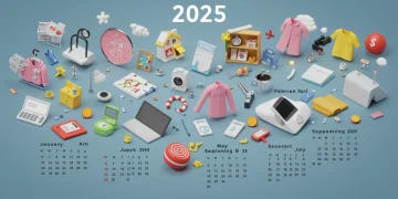 2025 calendar showing seasonal pricing shifts for smart shopping