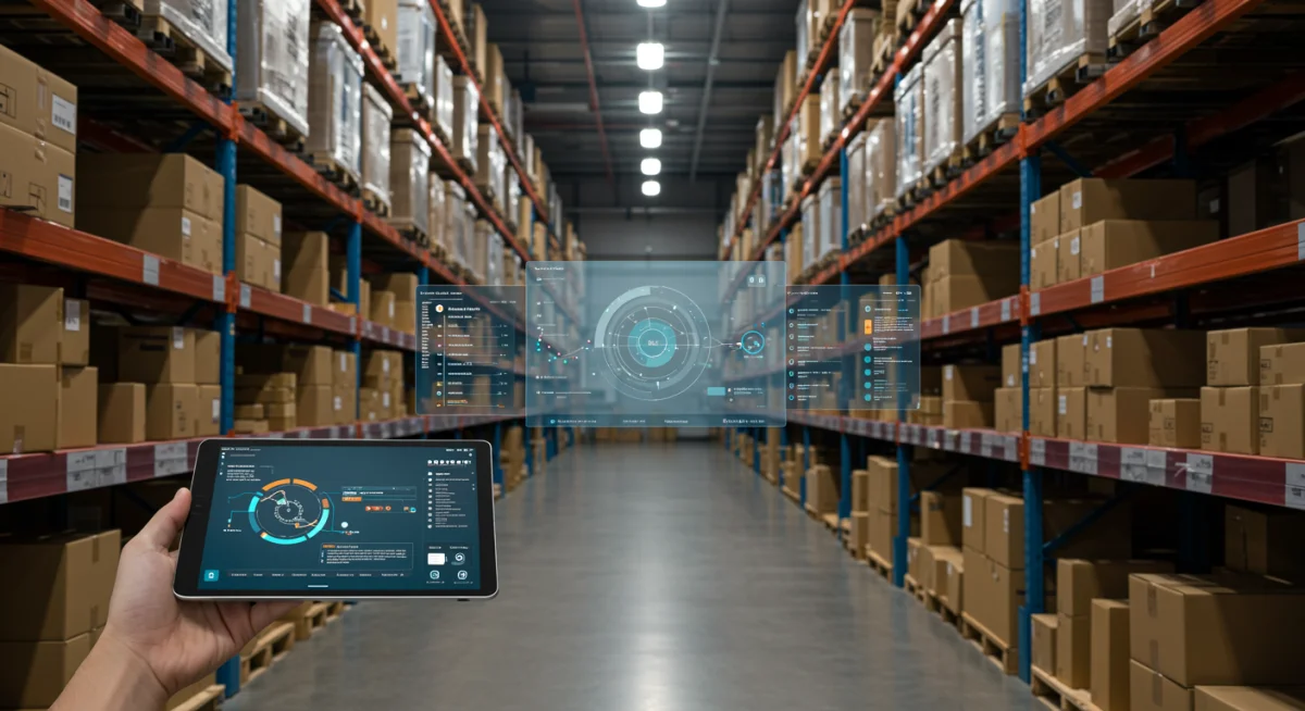 Organized warehouse showing efficient inventory management