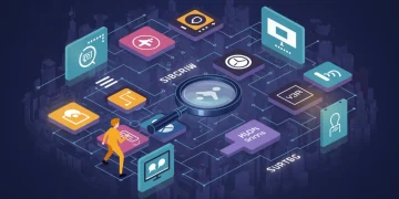 Illustration of a person managing digital subscriptions to avoid recurring charge traps