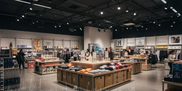 Top 5 Retailer Spotlight Strategies for Q1 2025: Boost Sales 15% Modern retail store interior with bright spotlights highlighting innovative product displays, bustling with diverse shoppers and subtle sales growth charts.